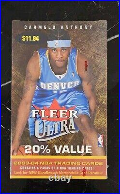 2003-04 Fleer Ultra Basketball Trading Cards Sealed Box Lebron Rookie Card RC