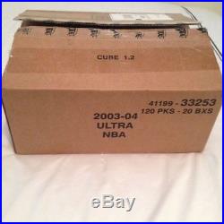 2003-04 Fleer Ultra NBA Factory Case Includes 20 Sealed Boxes, LEBRON JAMES RC