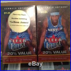 2003-04 Fleer Ultra NBA Factory Case Includes 20 Sealed Boxes, LEBRON JAMES RC
