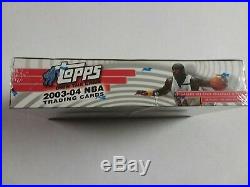 2003-04 TOPPS BASKETBALL HOBBY BOX FACTORY SEALED LEBRON JAMES Rookie CARD