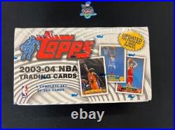 2003-04 Topps Basketball Factory Sealed Set (lebron James Rookie Card!)