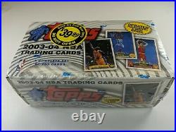 2003-04 Topps Basketball Mint Factory Sealed Box Set 1-265 w LEBRON JAMES RC 221