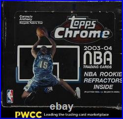 2003-04 Topps Chrome Basketball Factory Sealed Box, 24ct Packs, LeBron RC