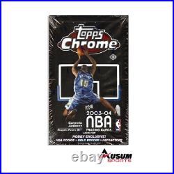 2003-04 Topps Chrome Basketball Hobby Box (factory Sealed) Lebron, Wade Rookies