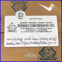 2003-04 Topps Chrome Sealed Case BBCE with 10 BOX Lebron James Rookie Year RARE