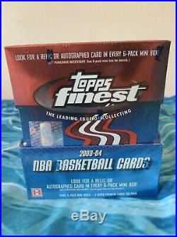 2003-04 Topps Finest Hobby Basketball Box Sealed LeBron James Rookie RCAuto