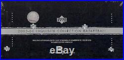 2003-04 UPPER DECK EXQUISITE COLLECTION BASKETBALL BOX-FACTORY SEALED