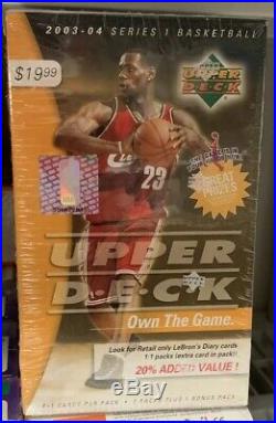 2003-04 Upper Deck Basketball Sealed Blaster Box LeBron James