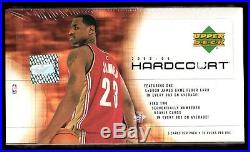2003-04 Upper Deck Hardcourt Basketball Factory Sealed Hobby Box Lebron James