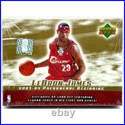 2003-04 Upper Deck LeBron James Phenomenal Beginning SEALED Rookie Box Set