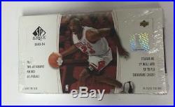 2003-04 Upper Deck SP Authentic Basketball Hobby Box Factory Sealed