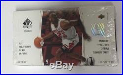 2003-04 Upper Deck SP Authentic Basketball Hobby Box Factory Sealed Lebron RC