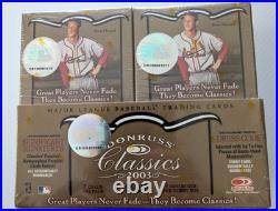 2003 Donruss Classics Baseball Hobby Box Factory Sealed