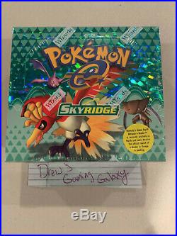 2003 Sealed WOTC Skyridge Pokemon Booster Card Pack Box