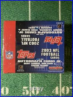 2003 Topps NFL Football Cards Retail Box Factory Sealed