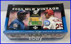 2003 Upper Deck MLB Vintage Baseball Sealed Hobby 24 Packs Box