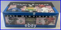 2003 Upper Deck MLB Vintage Baseball Sealed Hobby 24 Packs Box