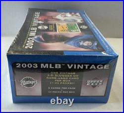 2003 Upper Deck MLB Vintage Baseball Sealed Hobby 24 Packs Box