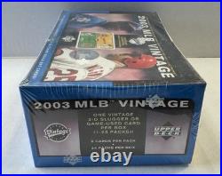 2003 Upper Deck MLB Vintage Baseball Sealed Hobby 24 Packs Box