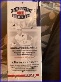 2004 Donruss Throwback Threads MLB Baseball Hobby Box Factory Sealed