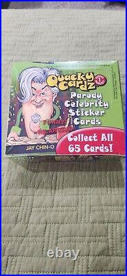 2004 Quacky Cardz Celebrity Parody Stcikers Series1 Sealed Box Rare