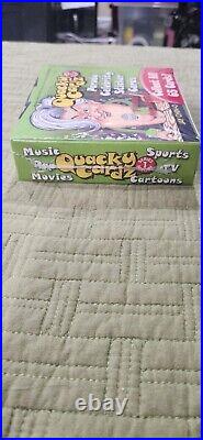 2004 Quacky Cardz Celebrity Parody Stcikers Series1 Sealed Box Rare