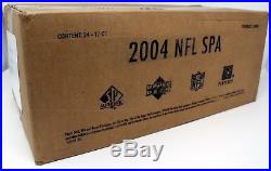 2004 Upper Deck Sp Authentic Football Hobby Box Case Factory Sealed New