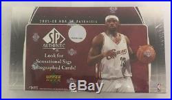 2005-06 Upper Deck SP Authentic Basketball NBA Factory Sealed Hobby Box