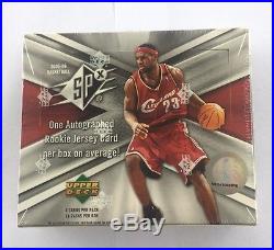 2005-06 Upper Deck SPx Basketball Sealed Hobby Box Michael Jordan Lebron Auto