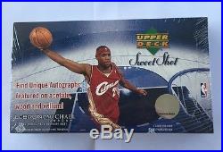 2005-06 Upper Deck Sweet Shot Sealed Basketball Hobby Box Jordan Lebron Auto