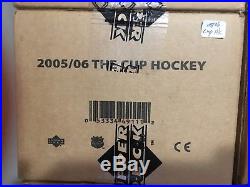 2005-06 Upper Deck The Cup Hockey Factory Sealed Case. The Case Contains 6 Boxes