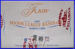 2005 Fleer Flair Mlb Baseball Hobby Box Justin Verlander Rc New Sealed