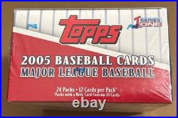 2005 Topps Series 1 Baseball Sealed Retail Box 24 Packs