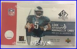 2005 Upper Deck SP Authentic NFL Football Factory Sealed Hobby Box