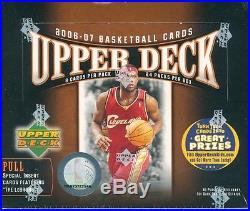 2006-07 Upper Deck Basketball 24 Pack Box FACTORY SEALED