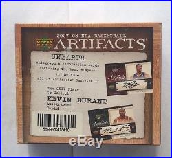 2007-08 Upper Deck Artifacts Basketball Sealed Hobby Box Kevin Durant RC HTF