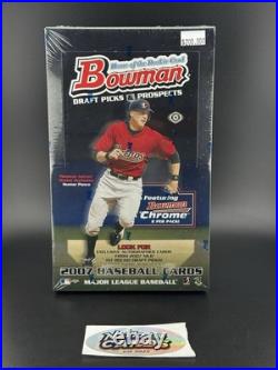 2007 Bowman Draft Picks & Prospects Factory Sealed Hobby Box NEW