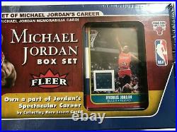 2007 Michael Jordan Box Set 1986 Fleer Memorabilia Card GAME USED Factory Sealed
