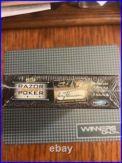 2007 Razor Poker Signature Series Factory Sealed Box, 5 Auto's per box