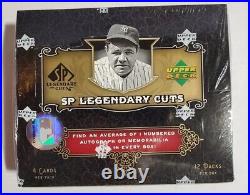 2007 Upper Deck SP Legendary Cuts Baseball Sealed Hobby Box