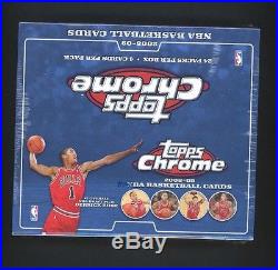 2008-09 Topps Chrome Factory Sealed Basketball Box Russell Westbrook RC YR 24pks