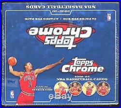 2008-09 Topps Chrome Factory Sealed Basketball Box Russell Westbrook RC YR 24pks