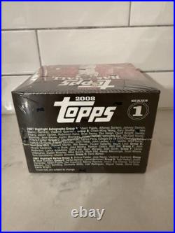 2008 Topps Series 1 Sealed Jumbo Box