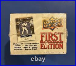 2008 Upper Deck First Edition Baseball Card Box, 36 Packs Factory Sealed