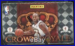 2009-10 Panini Crown Royale Basketball Hobby Sealed Box Stephen Curry RC YR RARE