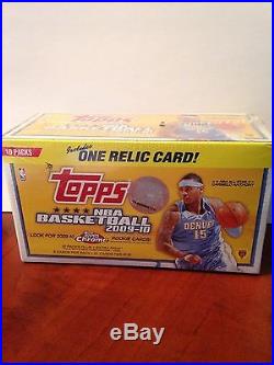 2009-10 Topps Basketball Blaster Box Sealed Refractor Stephen Curry Rookie Rare
