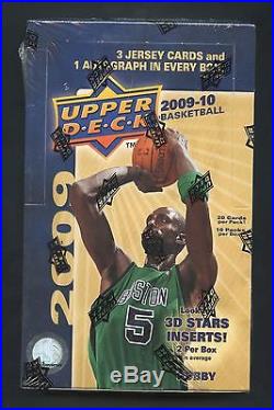 2009-10 UPPER DECK BASKETBALL SEALED HOBBY WAX BOX 16 PACKS STEPHEN CURRY RC