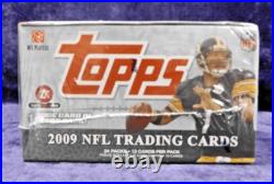 2009 Topps NFL Football Trading Cards Factory Sealed 288 cards Retail Box