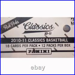 2010/11 PANINI CLASSICS BASKETBALL RAK PAKS RETAIL Box Sealed 10PAKCLA-RP