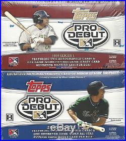 2010 Topps Pro Debut Factory Sealed 2 Hobby Box Lot (Series 1&2) Mike Trout